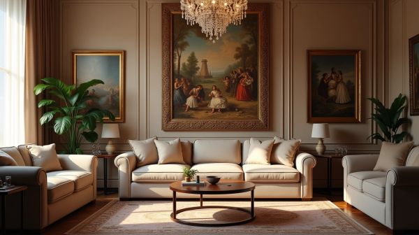Comment apporter une touche d'élégance à votre décoration avec des tableaux et toiles