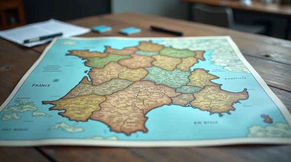 Le maillage départemental des agences web françaises